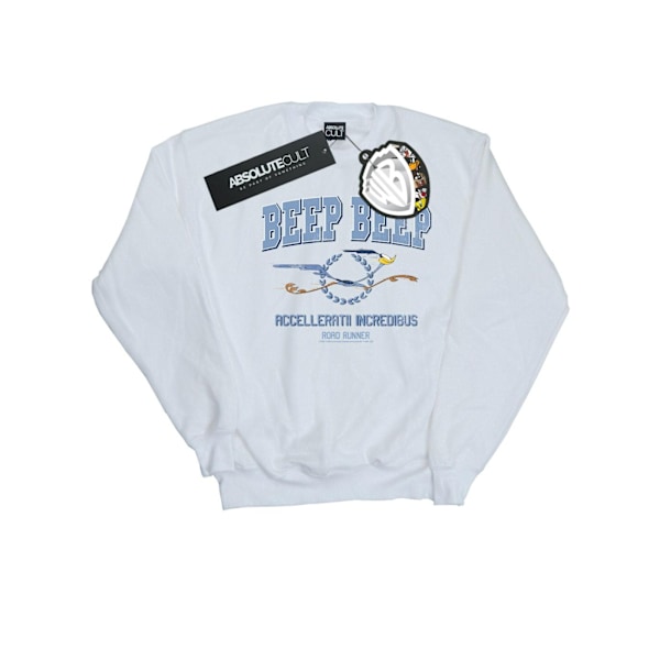 Looney Tunes Mens Road Runner Beep Beep Sweatshirt 5XL Vit White 5XL