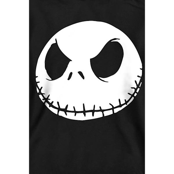 The Nightmare Before Christmas Unisex Vuxen Jack Ansikts-Sweatshirt Black M