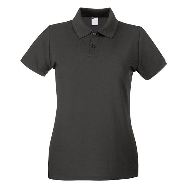 Fruit of the Loom Dam/Dam Lady Fit Kortärmad Polotröja Graphite Small