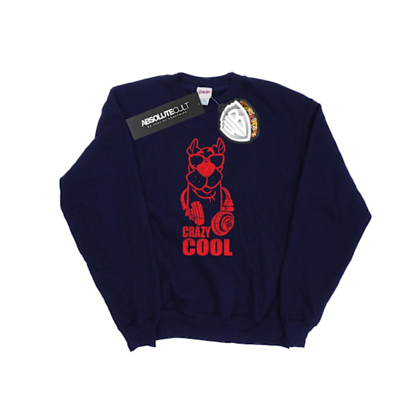 Scooby Doo Boys Crazy Cool Sweatshirt 5-6 år Marinblå Navy Blue 5-6 Years