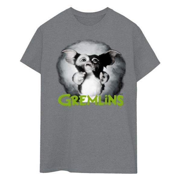 Gremlins Dam/Damer Rädd Grön Bomull Boyfriend T-Shirt XX Dark Grey Heather XXL