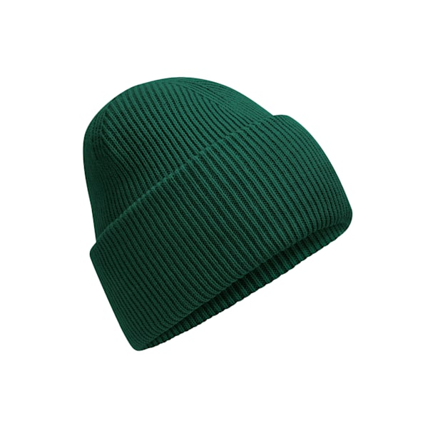 Beechfield Unisex Vuxen Klassisk Djup Manschett Mössa En Storlek Bot Bottle Green One Size