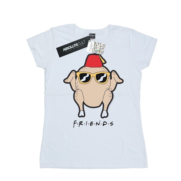Friends Dam/Damer Solglasögon Turkiet Bomull T-Shirt XXL Vit White XXL