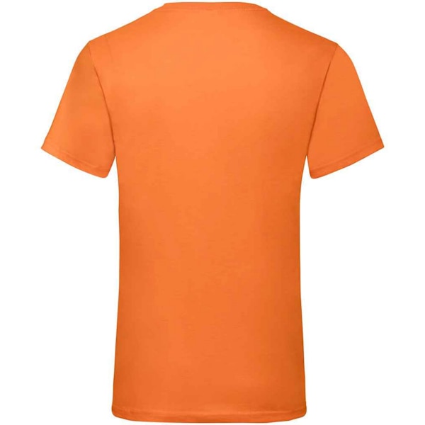 Fruit of the Loom Mens Value V-hals T-shirt S Orange Orange S