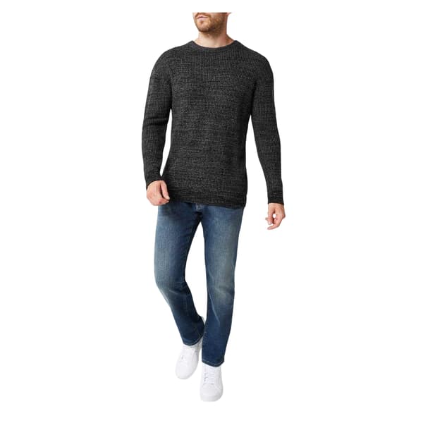 Firetrap Klassisk Stickad Tröja för Herr S Svart Black S
