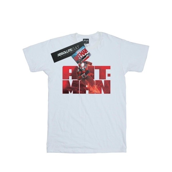 Marvel Boys Ant-Man Running T-shirt 5-6 år vit White 5-6 Years