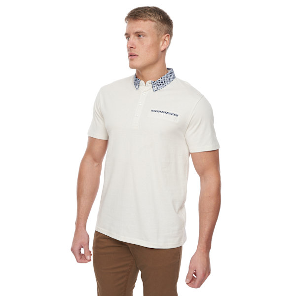 Bewley & Ritch Herr Kartier Poloskjorta L Off White Off White L