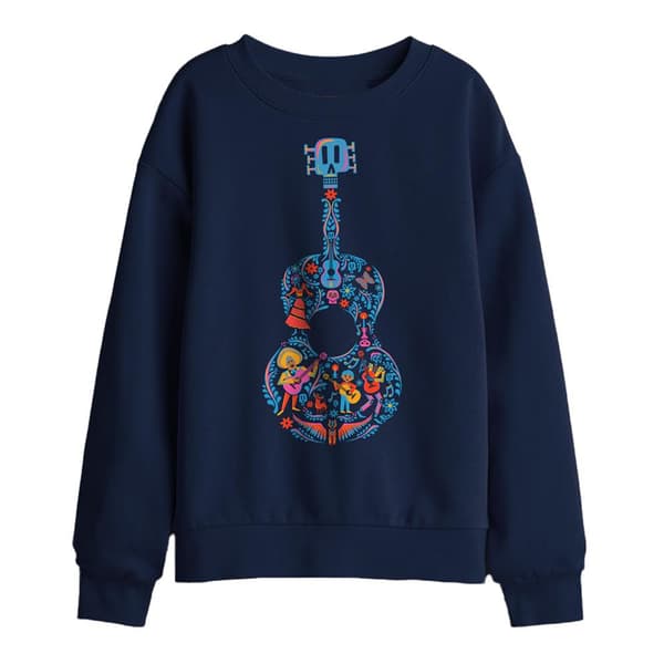 Coco Barn/Kids Ernesto Miguel Hector Gitarr Tröja 5-6 Navy 5-6 Years