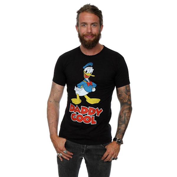 Disney Herr Donald Duck Daddy Cool T-shirt S Svart Black S