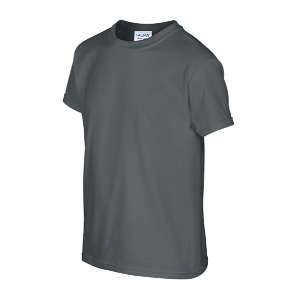 Gildan Barn/Barn Plain Bomull T-shirt 5-6 År Char Charcoal 5-6 Years