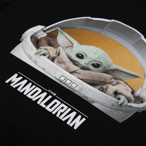 Star Wars: The Mandalorian Mens The Child T-shirt i bomull M Blac Black M