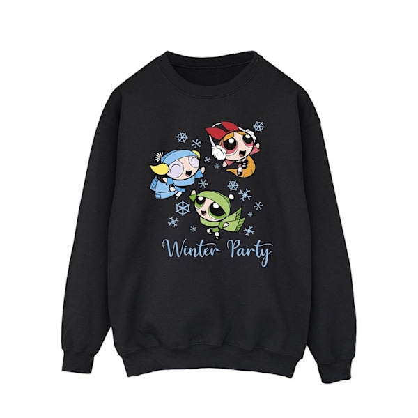 The Powerpuff Girls Mens Girls Winter Party Sweatshirt XL Svart Black XL