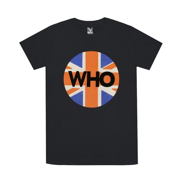 The Who Unisex Adult Union Jack Bomull T-shirt XXL Svart Black XXL