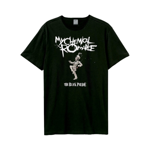Förstärkt unisex vuxensvart Parade My Chemical Romance T-Shirt Black S