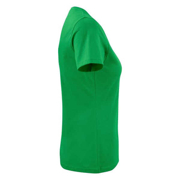 Printer Dam/Dam V-ringad T-shirt S Fresh Green Fresh Green S