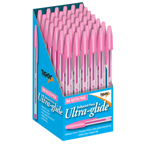 Tiger Kulspetspenna (50-pack) One Size Rosa Pink One Size