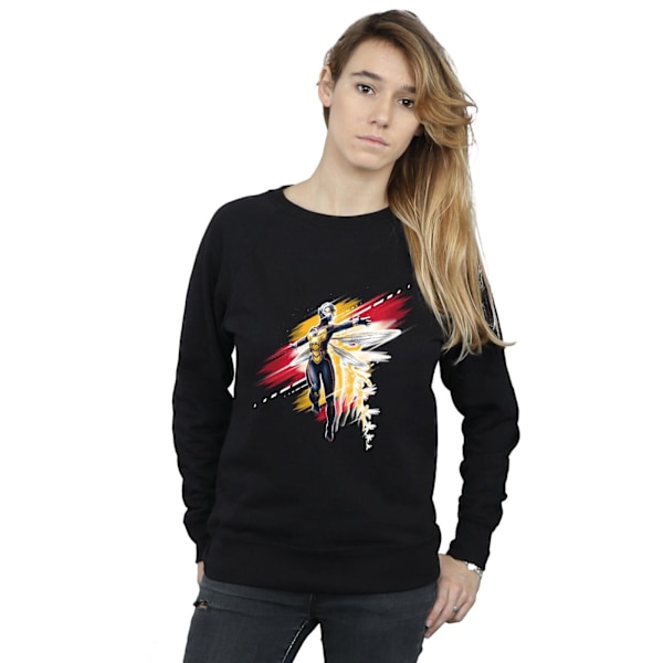 Marvel Dam/Kvinnor Ant-Man And The Wasp Hope Borstad Sweatshirt Black XL