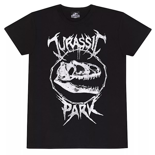 Jurassic World Unisex Vuxen Horror Text T-Shirt M Svart Black M