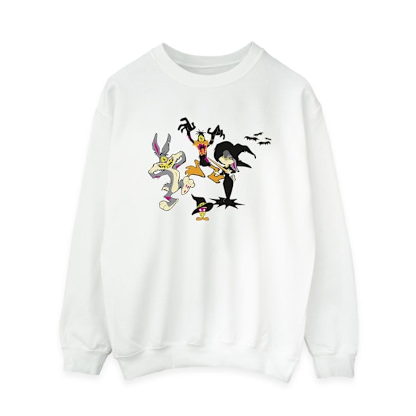 Looney Tunes Dam/Damer Halloween Friends Sweatshirt M Vit White M