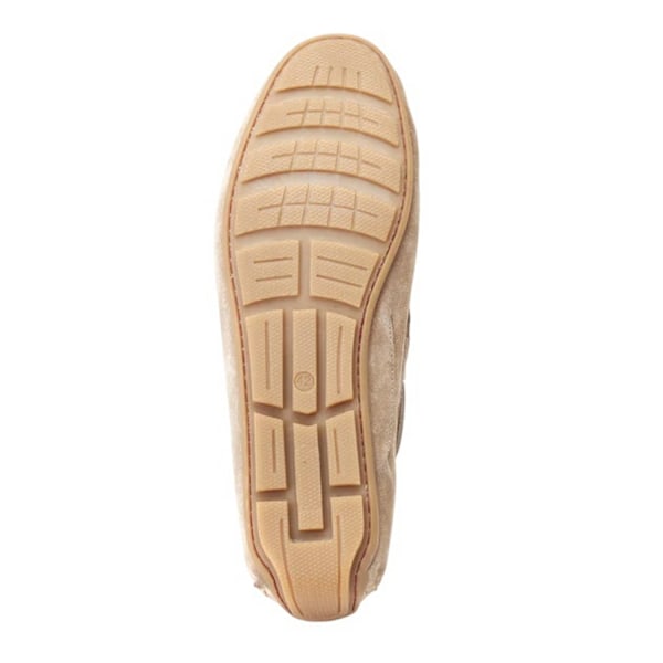 Base London Herr Brooks Driver Mockasiner i mocka, storlek 9 UK, Sand Sand 9 UK
