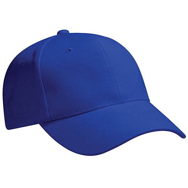 Beechfield Unisex Pro-Style Heavy Brushed Cotton Baseball Cap / Bright Royal One Size