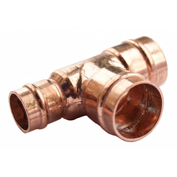 Oracstar Pre-löddad reducerande T-koppling 15mm x 22mm x 22mm Bronze 15mm x 22mm x 22mm