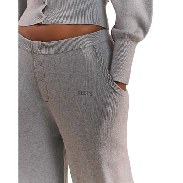 Mars Dam/Dam Stickade Joggers L R Grå Grey L R