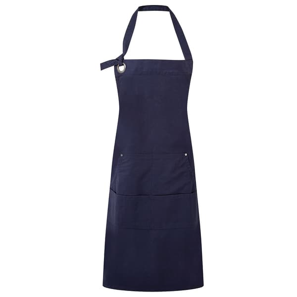 Premier Unisex Vuxen Bomullsdukspåse Förkläde One Size Marinblå Navy One Size