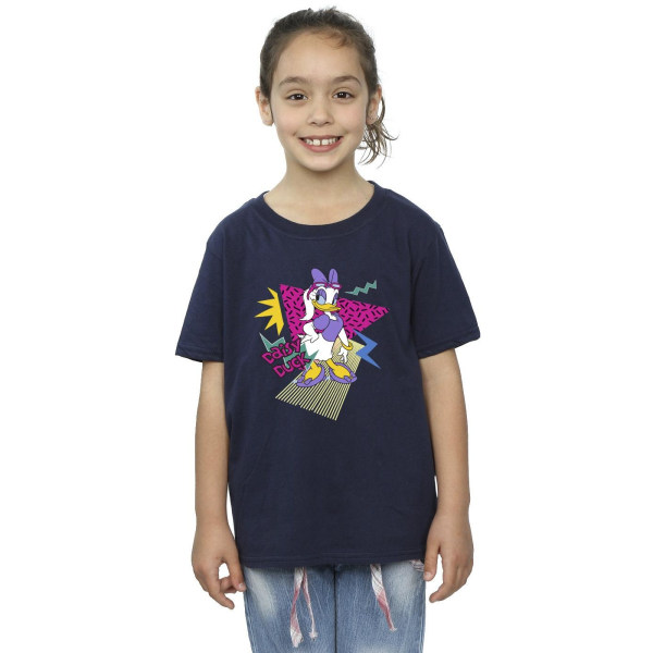 Disney Girls Daisy Duck Cool T-shirt i bomull 12-13 år Navy Bl Navy Blue 12-13 Years