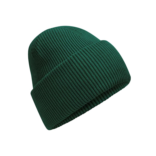 Beechfield Unisex Vuxen Klassisk Djup Manschett Mössa En Storlek Bot Bottle Green One Size