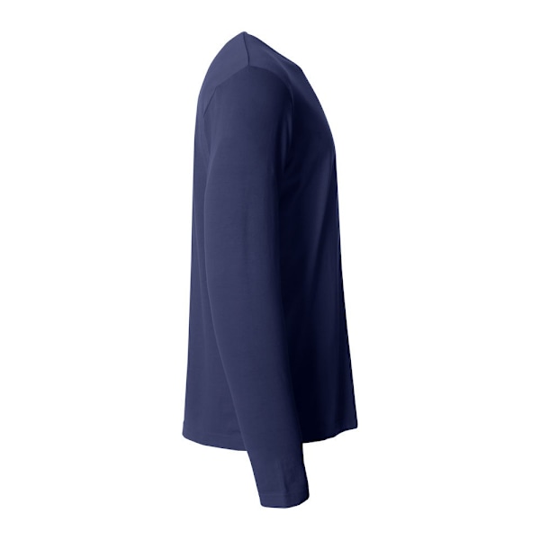Clique Basic Långärmad T-shirt Herr XS Mörk Marinblå Dark Navy XS