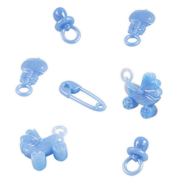 Amscan Sprinkle Baby Shower Bordsdekoration (paket med 25) One S Blue One Size