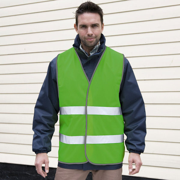 Result Vuxen Unisex Safeguard Förbättra Synlighet Väst L/XL Lime Lime L/XL
