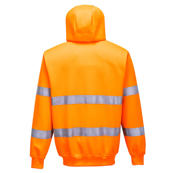 Portwest Hi-Vis Säkerhets Full Zip Hoodie L Orange Orange L