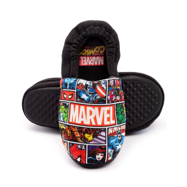 Marvel Avengers Boys Tofflor 2 UK Svart Black 2 UK