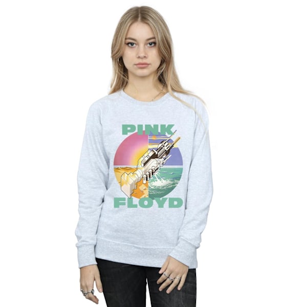 Pink Floyd Dam/Damer Önskar Du Var Här Sweatshirt S Sports Sports Grey S