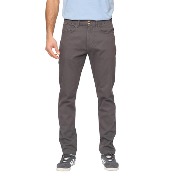 Bewley & Ritch Herr Stokland Regular Chinos 38R Charcoal Charcoal 38R