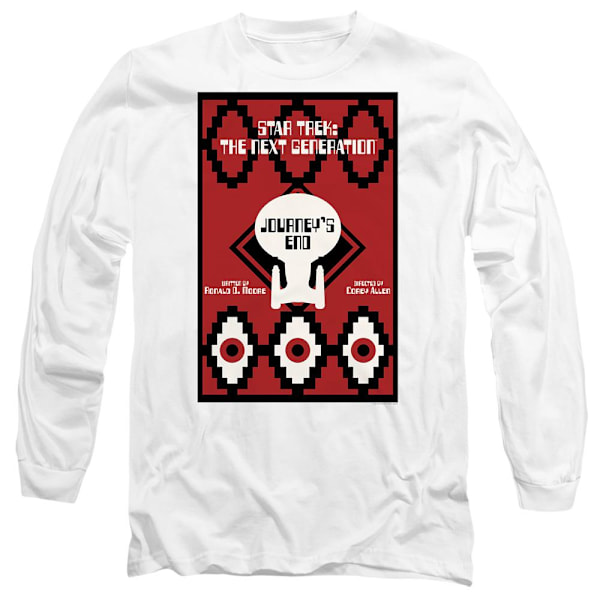 Star Trek Unisex Vuxen The Next Generation Säsong 7 Avsnitt 20 White XXL