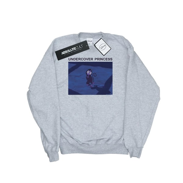 Disney Girls Aladdin Undercover Princess Sweatshirt 5-6 år S Sports Grey 5-6 Years