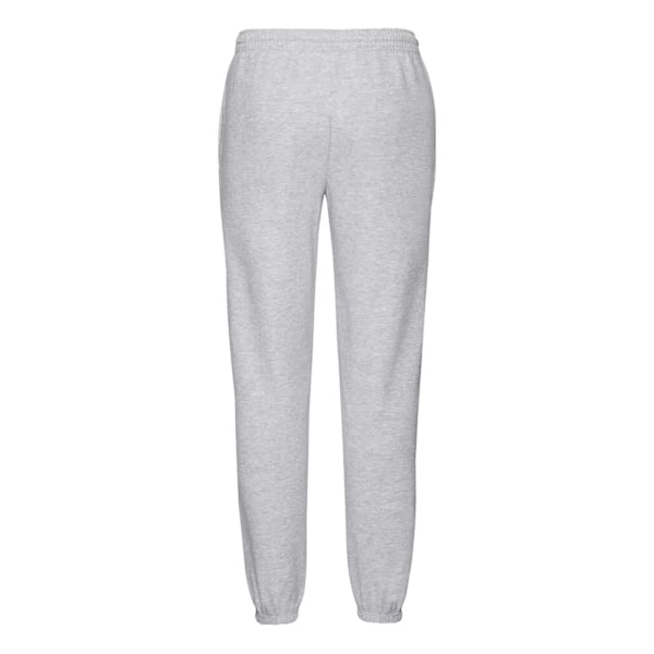 Fruit Of The Loom Herr Joggingbyxor med Elastisk Kant, Klassisk Heather Grey S