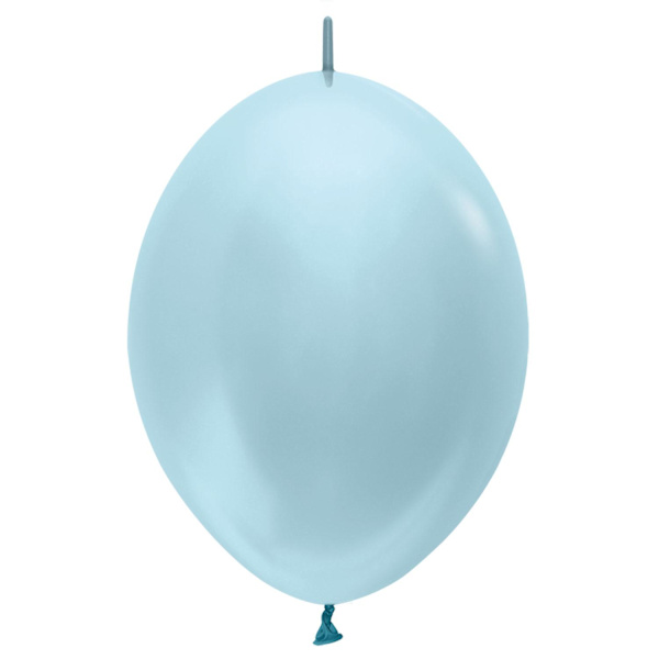 Sempertex Link O Loon Latex Solid Ballong (Förpackning om 50) En Storlek Blue One Size