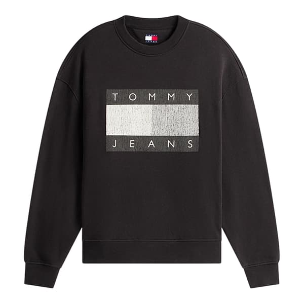 Tommy Jeans Herr Monokrom Tröja S Svart Black S