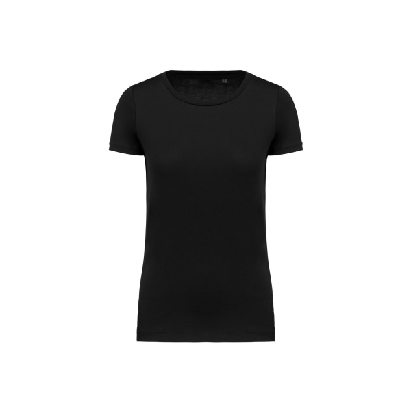Kariban Dam/Dam T-shirt med rund hals i bomull XS Svart Black XS