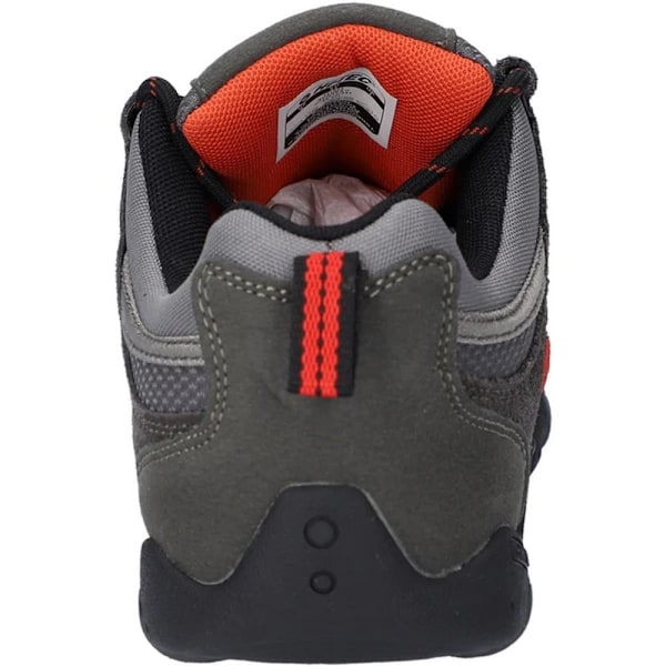 Hi-Tec Quadra II Suede Walking Shoes 7 UK Charcoal/Zingy R Charcoal/Zingy Red 7 UK