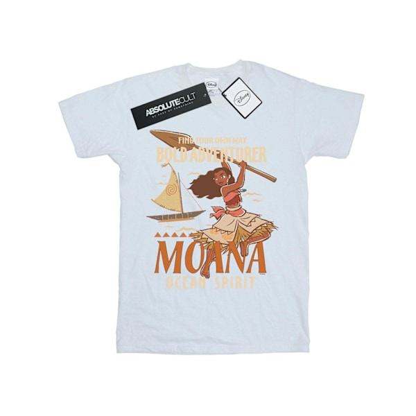 Disney Girls Moana Find Your Own Way Bomull T-shirt 7-8 år W White 7-8 Years