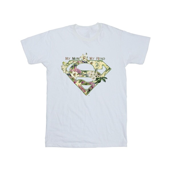 DC Comics Girls Superman My Mum My Hero Bomull T-shirt 3-4 år White 3-4 Years