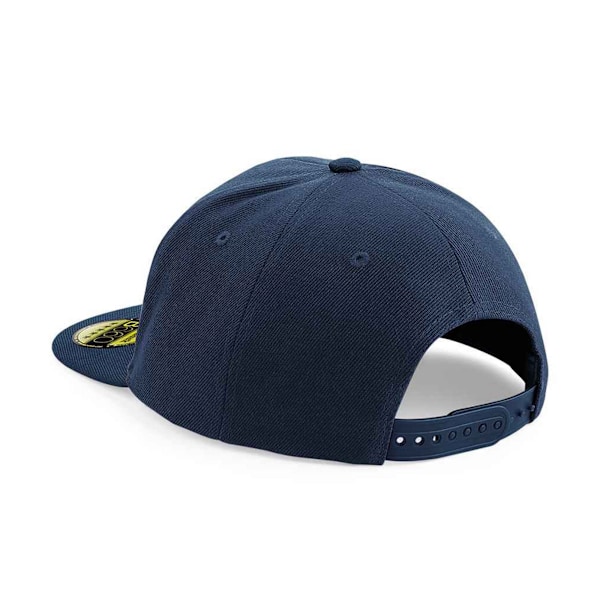 Beechfield Original Flat Peak Snapback Cap One Size French Navy French Navy One Size
