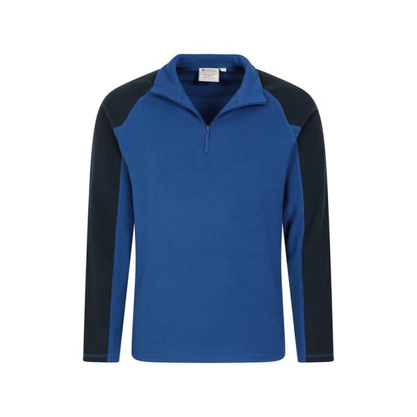 Mountain Warehouse Ashbourne II Half Zip Fleecetröja för män 4XL Co Cobalt 4XL