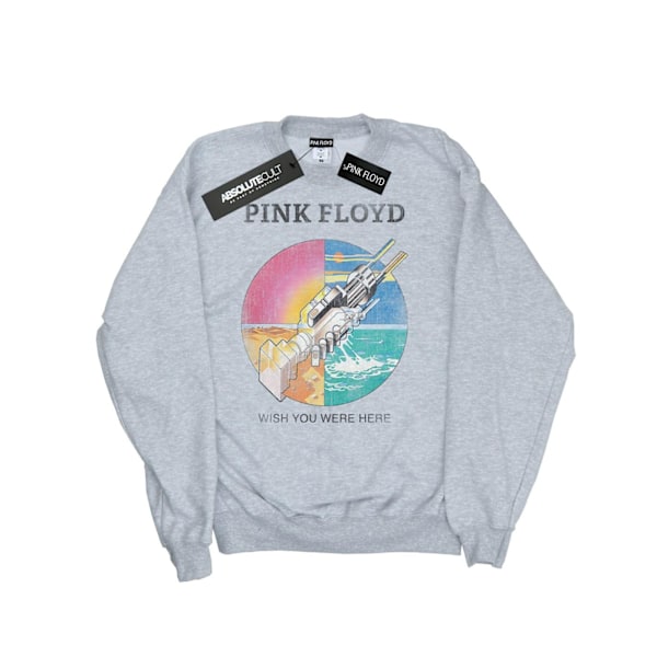 Pink Floyd Girls Wish You Were Here Sweatshirt 9-11 år Sport Sports Grey 9-11 Years
