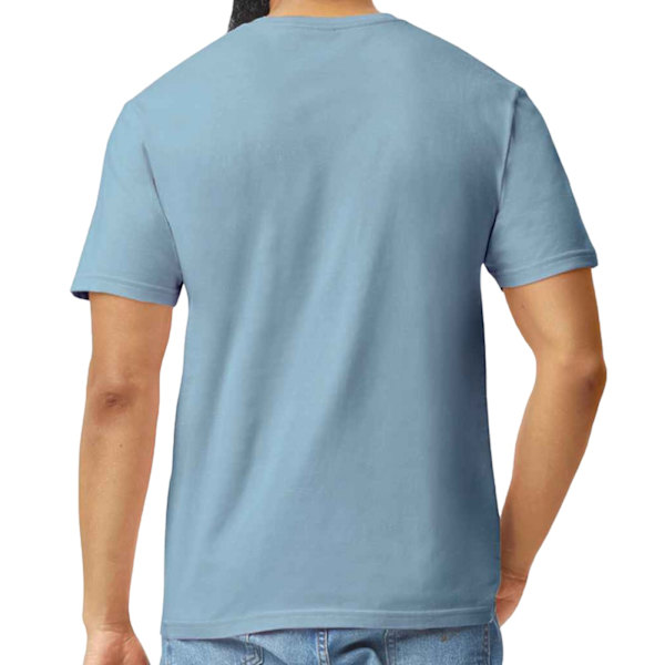Gildan herr kortärmad mjuk t-shirt XL Stone Blue Stone Blue XL